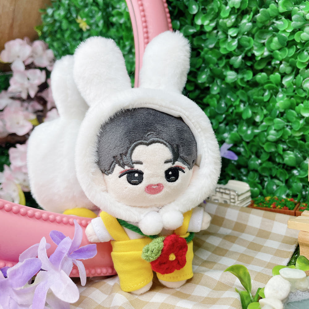 10cm plushie overalls