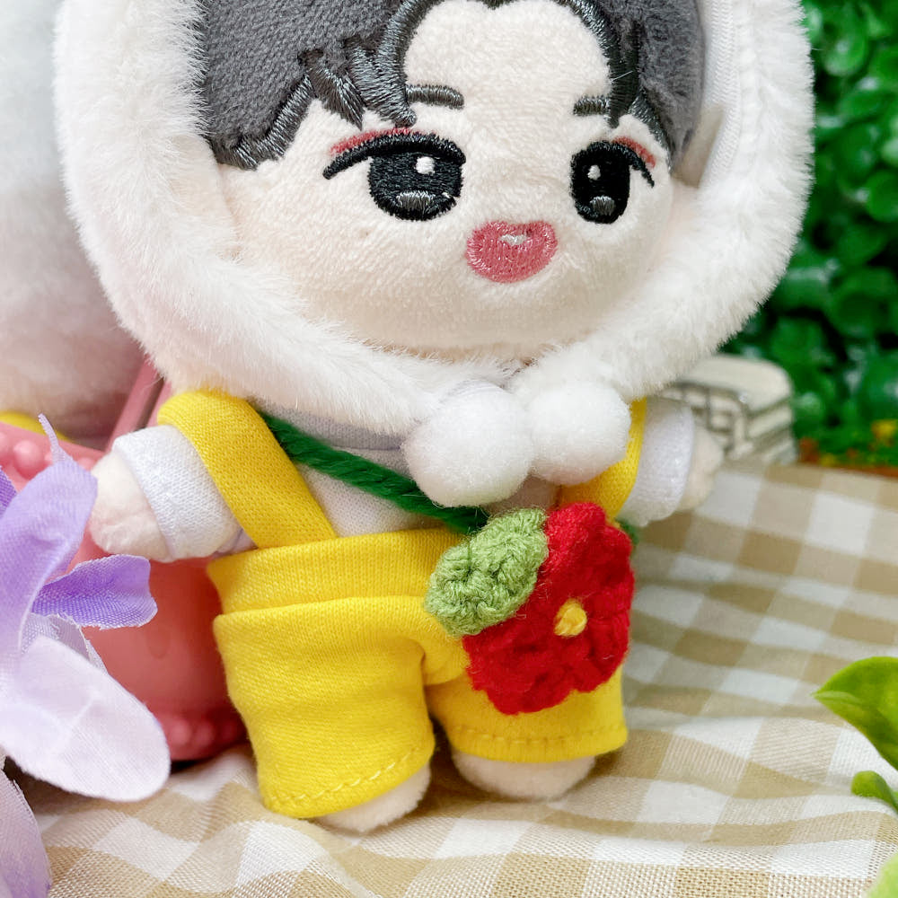 10cm plushie overalls