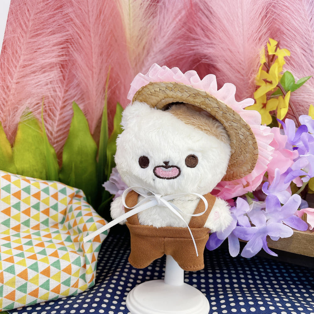 10cm plushie overalls