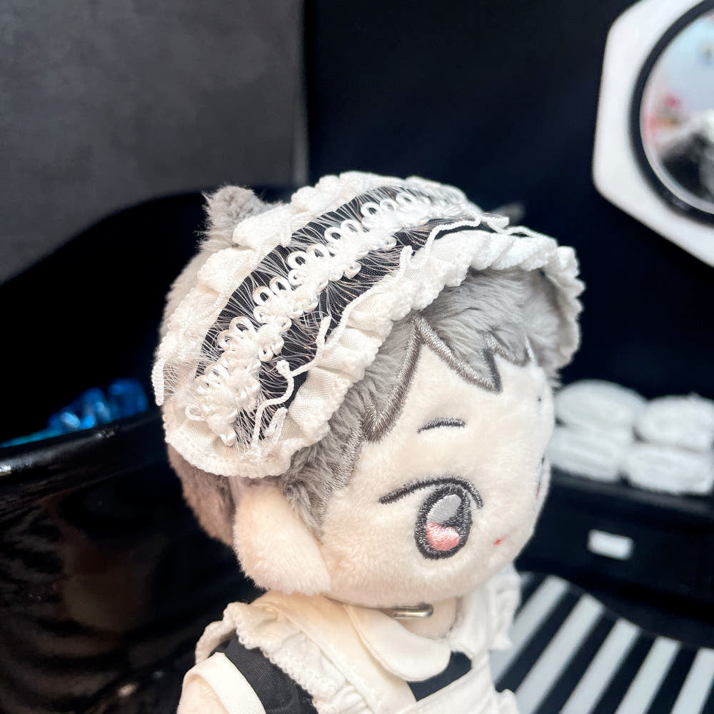 10cm/15cm/20cm Plushie Outfit: Maid Costume Set