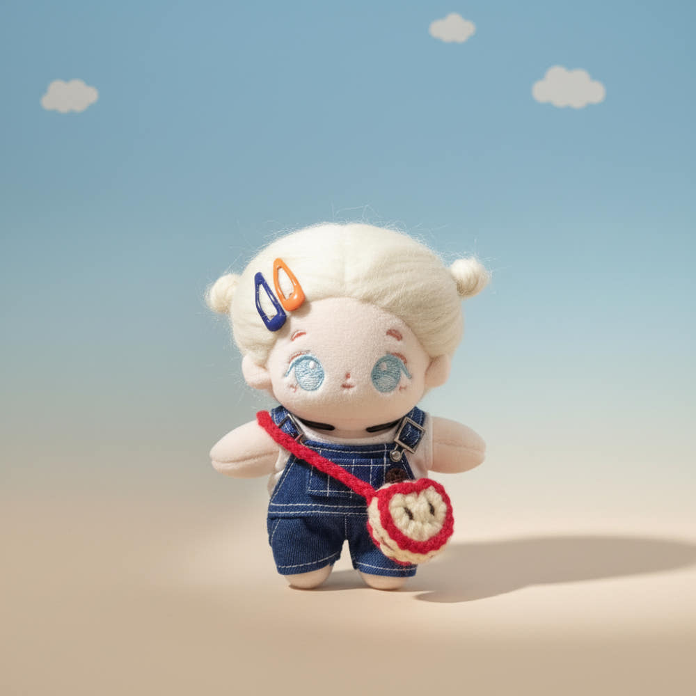 10cm 인형용 사과 가방｜최애 인형 액세서리