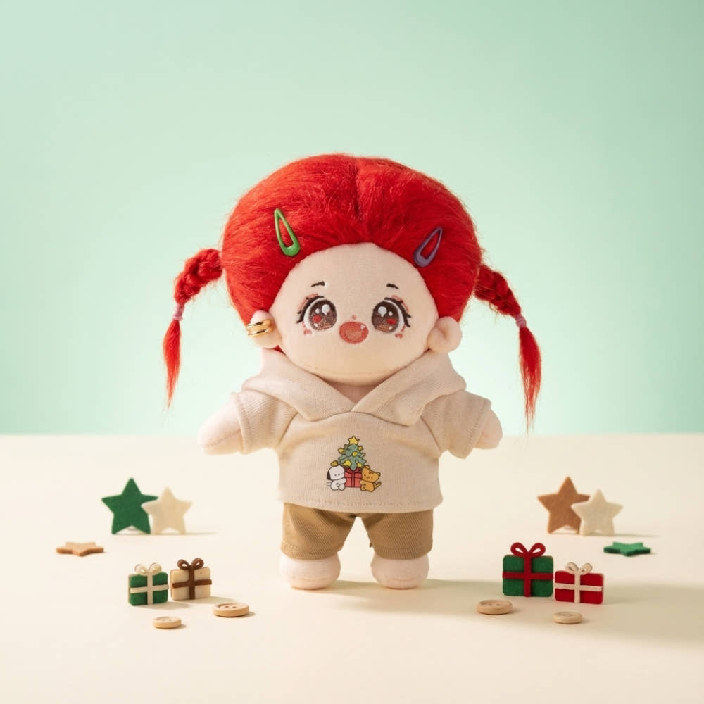 10cm・15cm・20cm 인형 옷 후드 코디 세트｜최애 인형 옷 입히기