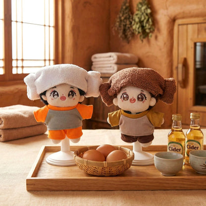 10cmぬい服 韓国サウナコーデセット｜推しぬい着せ替え