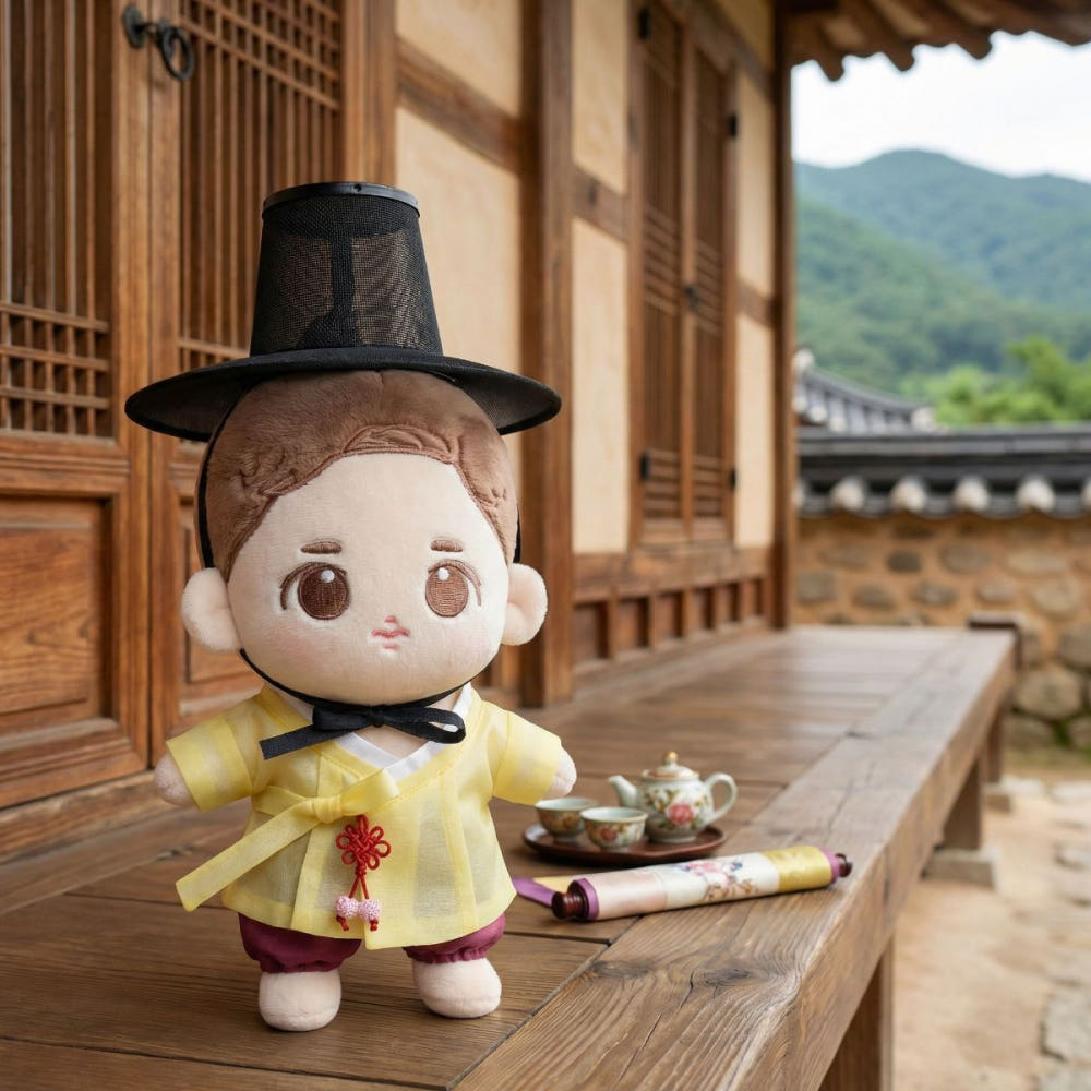 10cm・15cm・20cmぬい用 韓国伝統帽子「カッ」｜推しぬい着せ替え小物
