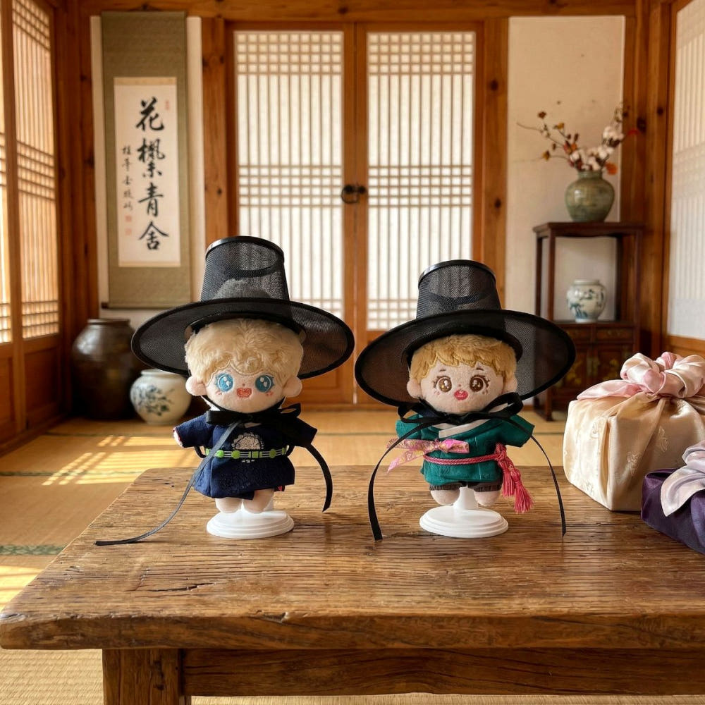 10cm・15cm・20cmぬい用 韓国伝統帽子「カッ」｜推しぬい着せ替え小物