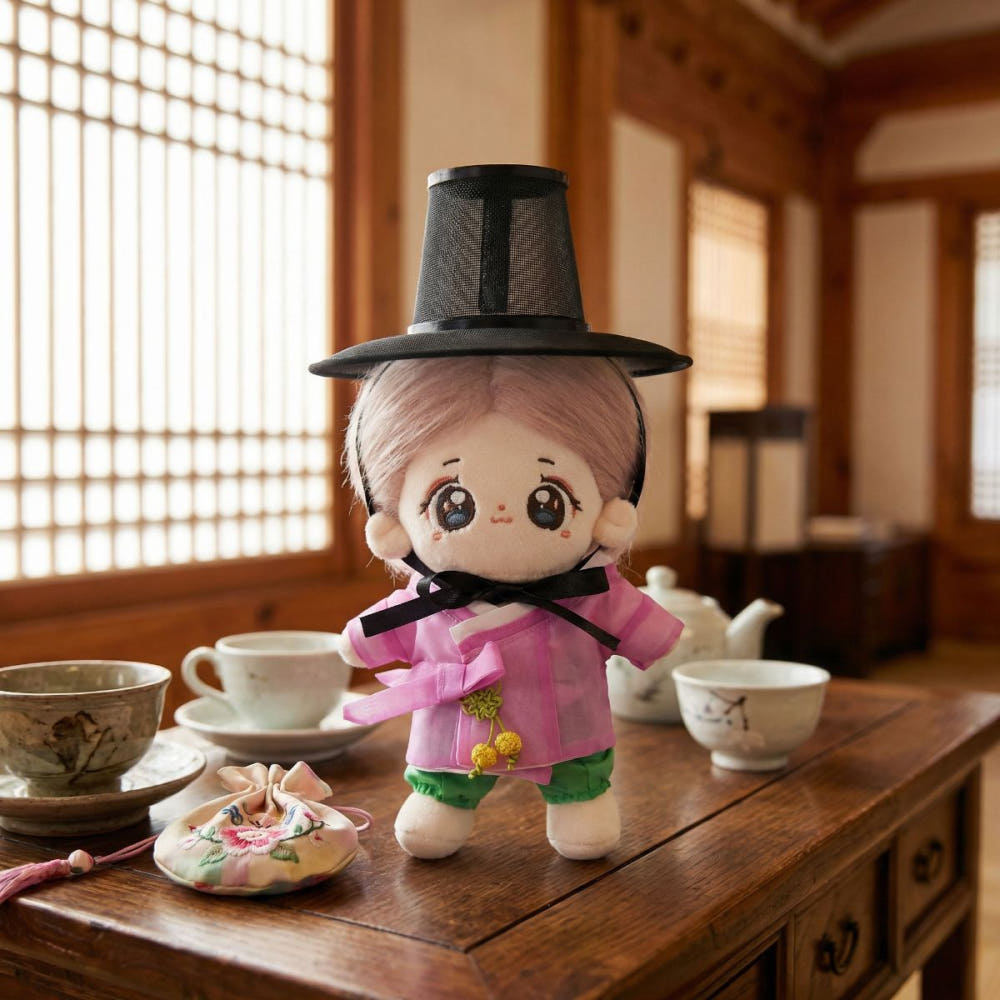 10cm・15cm・20cmぬい用 韓国伝統帽子「カッ」｜推しぬい着せ替え小物