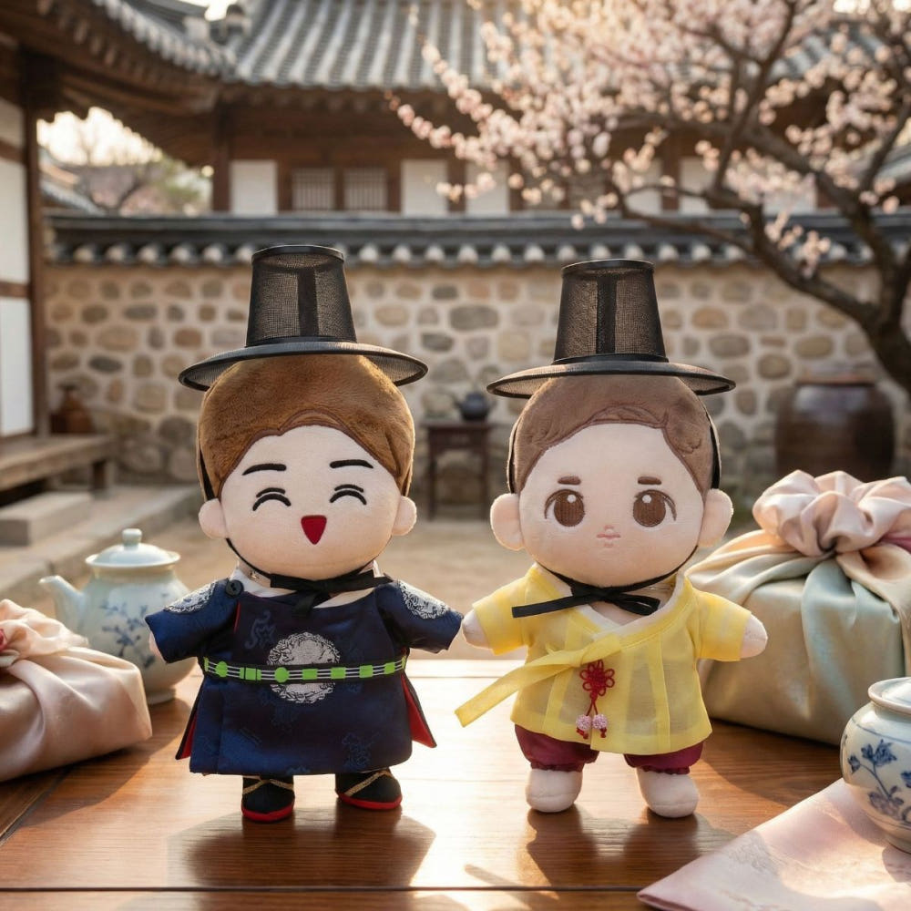 10cm・15cm・20cmぬい用 韓国伝統帽子「カッ」｜推しぬい着せ替え小物