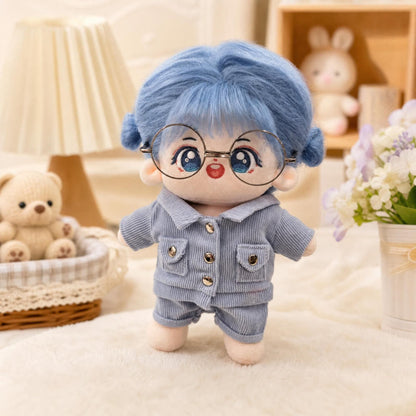 【ぬいぐるみ付き】20cm コーデュロイ フルコーデセット｜推しぬい服・アイドルぬい服