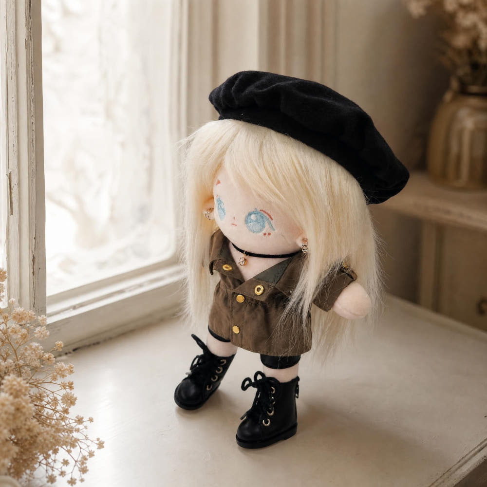 【ぬいぐるみ付き】20cm ミリタリージャケット フルコーデセット｜推しぬい服・アイドルぬい服