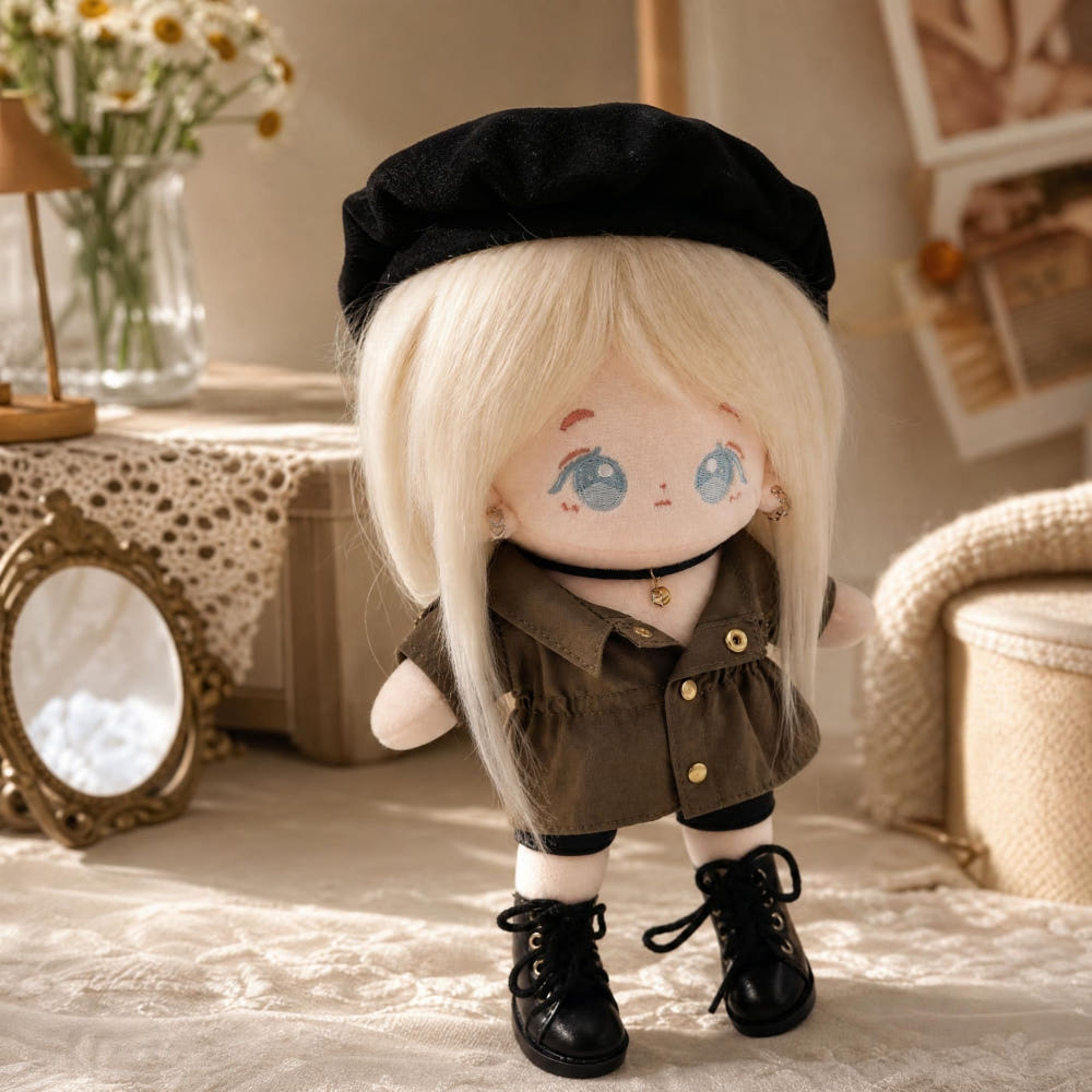 【ぬいぐるみ付き】20cm ミリタリージャケット フルコーデセット｜推しぬい服・アイドルぬい服