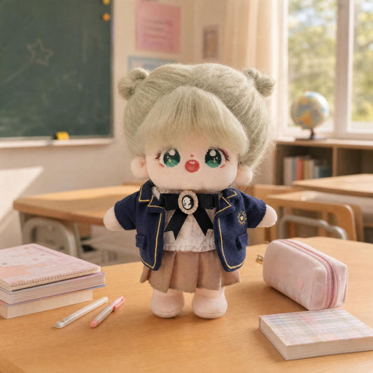 【ぬいぐるみ付き】15cm スクールルック フルコーデセット｜推しぬい服・アイドルぬい服
