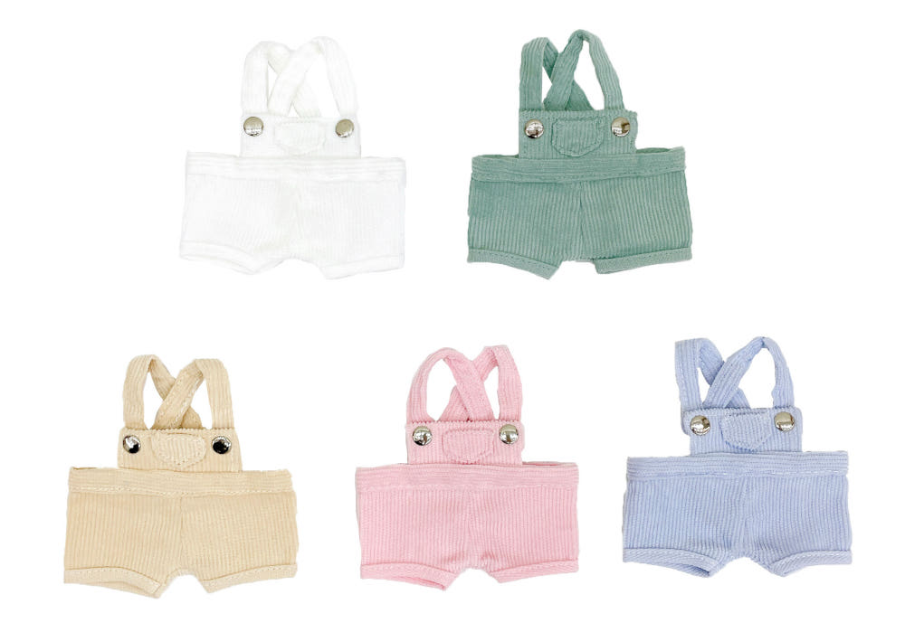15cm・20cmぬい服 ポケット付きコーデュロイサロペット｜推しぬい服