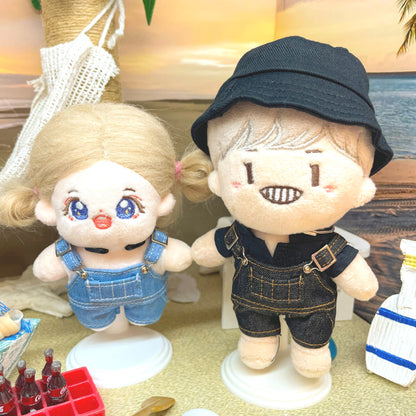 10cm·15cm·20cm 인형 옷 멜빵바지｜최애 인형 옷 입히기