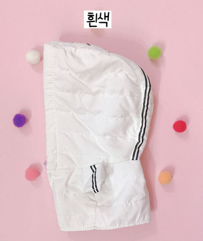 15cm・20cmぬい服 ボーダーダウンジャケット｜推しぬい服