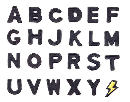 Alphabet patches for 10cm/15cm/20cm plushies | Oshi Nui Accessories