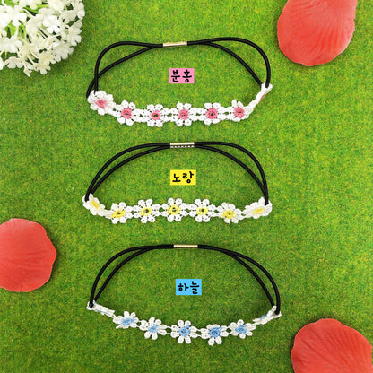 20cmぬい用 花刺繍ヘアバンド｜推しぬい小物