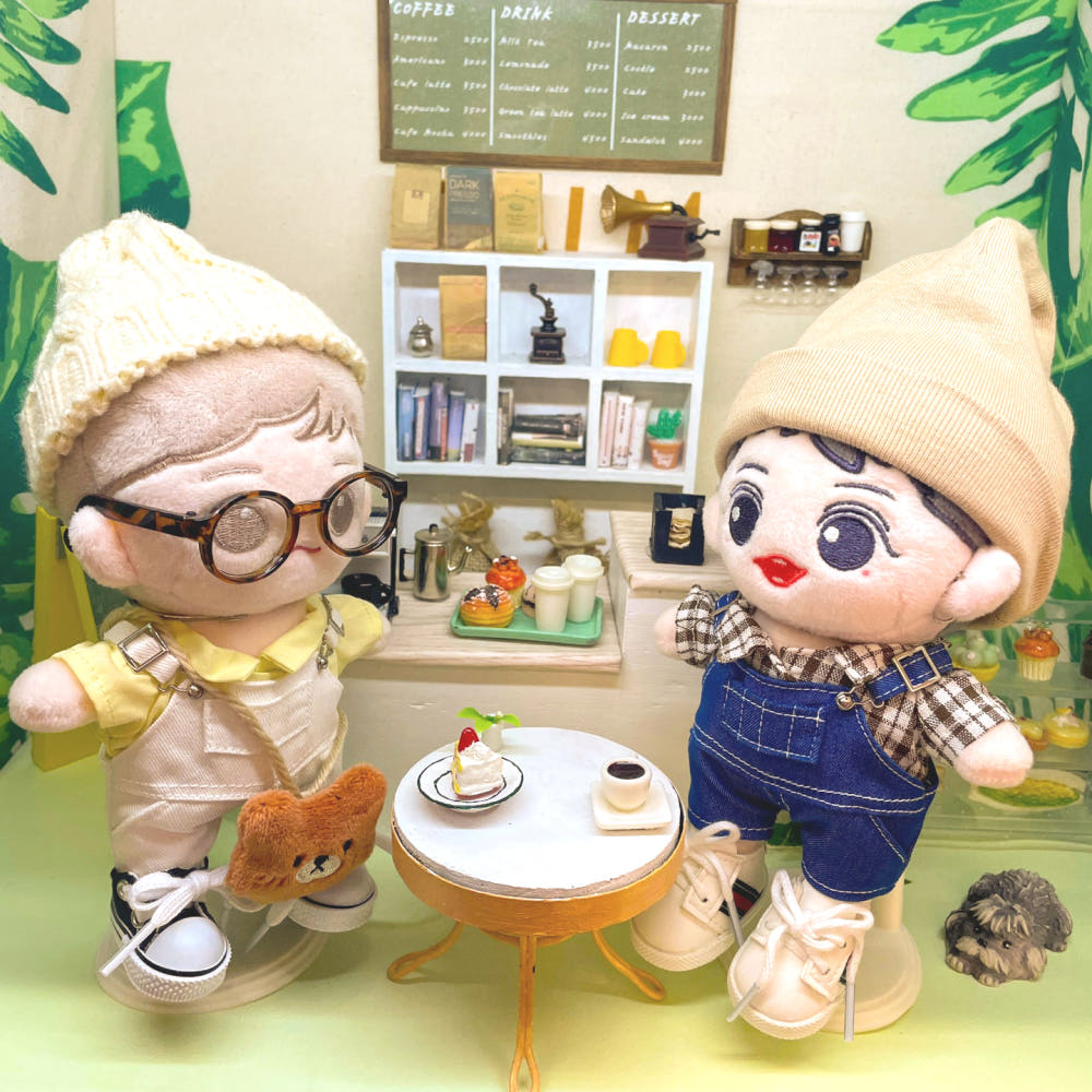 10cm·15cm·20cm 인형 옷 멜빵바지｜최애 인형 옷 입히기