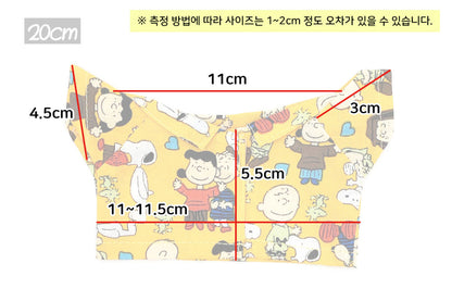 15cm·20cm 인형 옷 캐릭터풍 알로하 셔츠｜최애 인형 옷