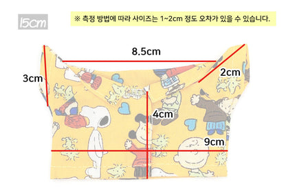15cm·20cm 인형 옷 캐릭터풍 알로하 셔츠｜최애 인형 옷