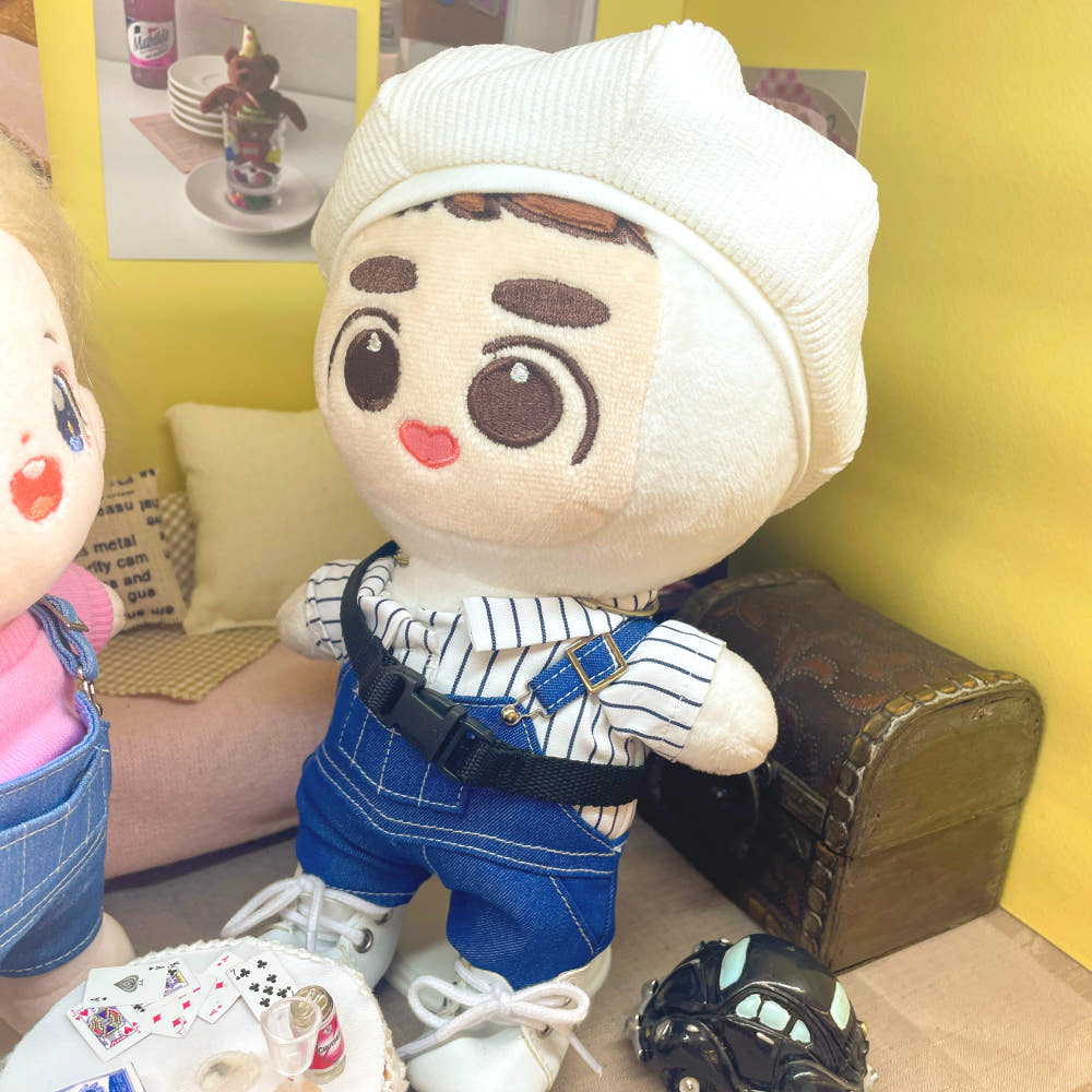 10cm·15cm·20cm 인형 옷 멜빵바지｜최애 인형 옷 입히기