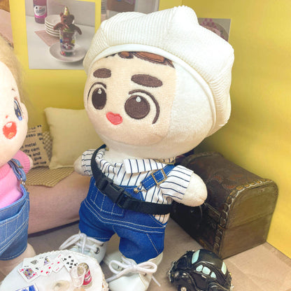 10cm·15cm·20cm 인형 옷 멜빵바지｜최애 인형 옷 입히기