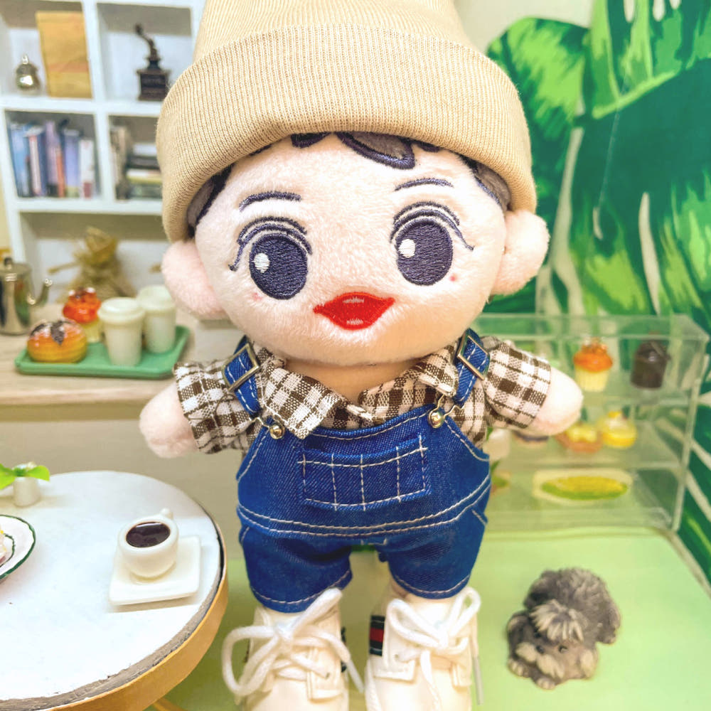 10cm·15cm·20cm 인형 옷 멜빵바지｜최애 인형 옷 입히기