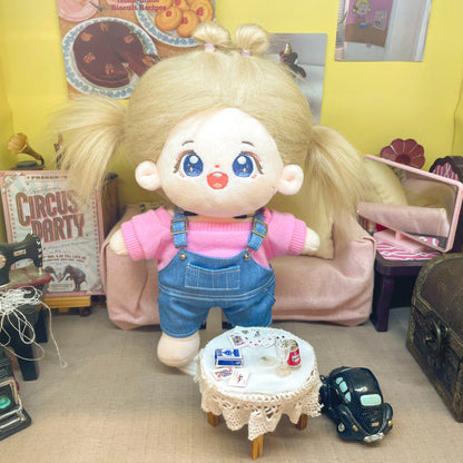 10cm·15cm·20cm 인형 옷 멜빵바지｜최애 인형 옷 입히기