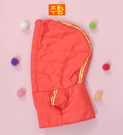 15cm・20cmぬい服 ボーダーダウンジャケット｜推しぬい服