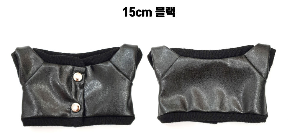 15cm Plushie Leather Jacket | Oshi Plushie Outfit