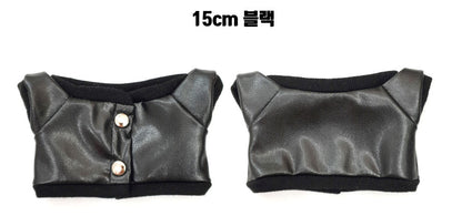 15cm Plushie Leather Jacket | Oshi Plushie Outfit