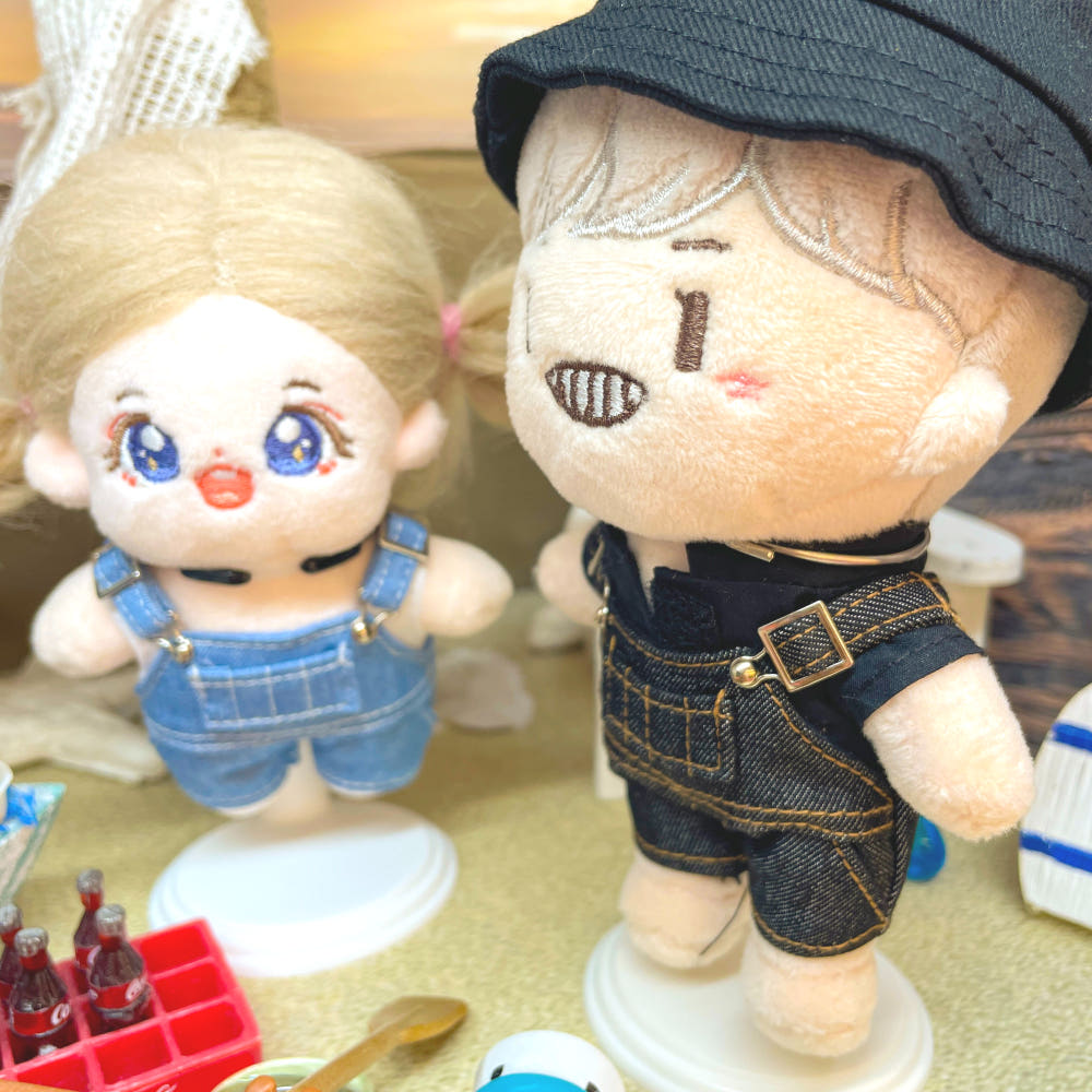 10cm·15cm·20cm 인형 옷 멜빵바지｜최애 인형 옷 입히기