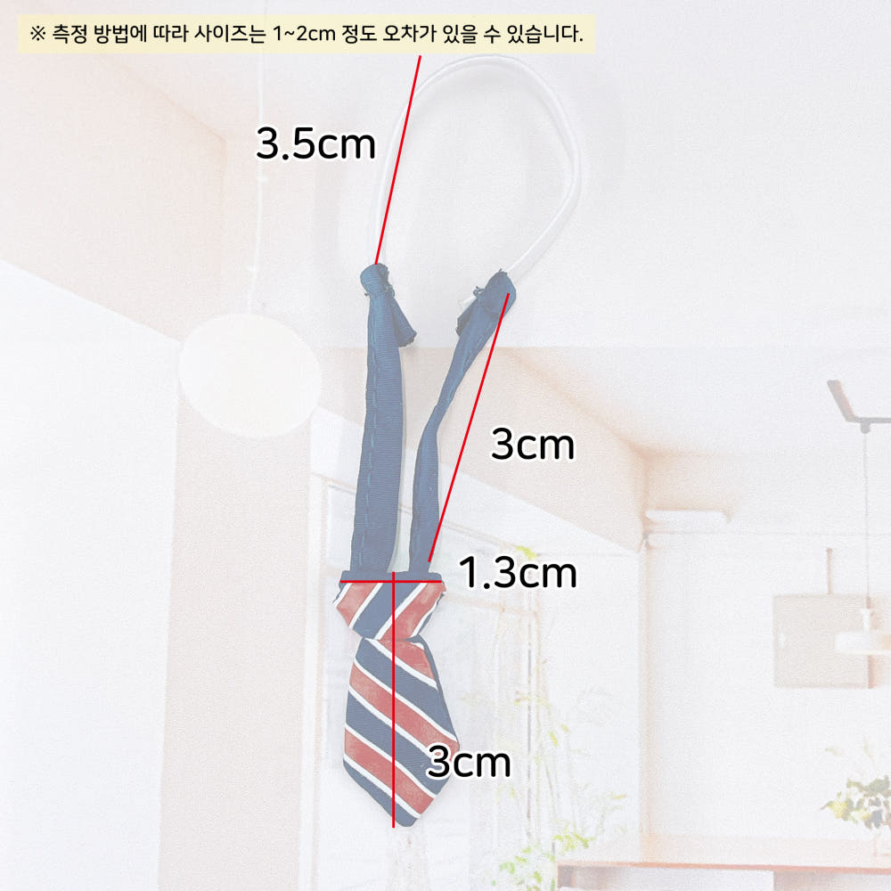 Short necktie for 10cm plushie